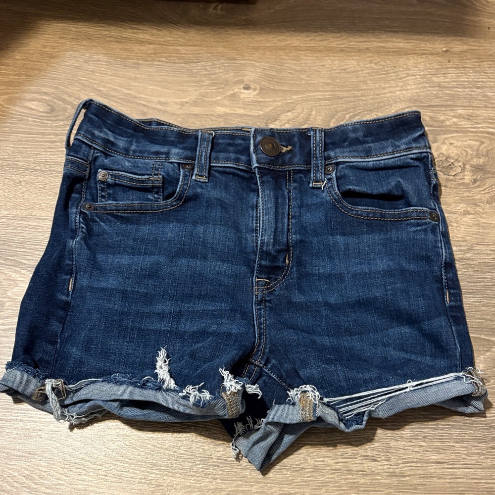 American Eagle Outfitters Dark Blue Jean Shorts